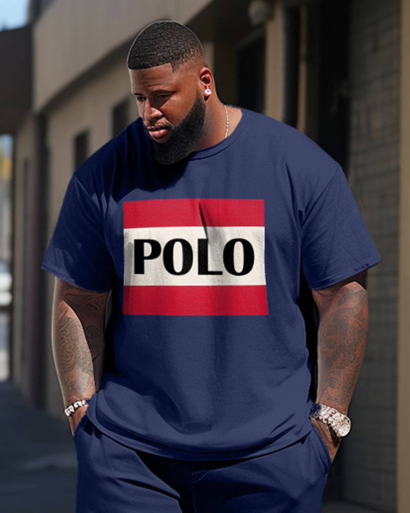 Big & Tall Athletic Two-piece Set for big men view 2