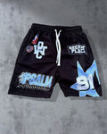 Big & Tall Gradient Graphic Streetwear Shorts for big men view 2