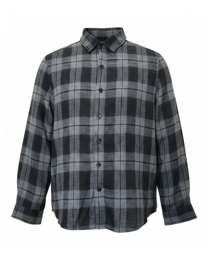 Big & Tall Black Plaid Jeans for big men view 13