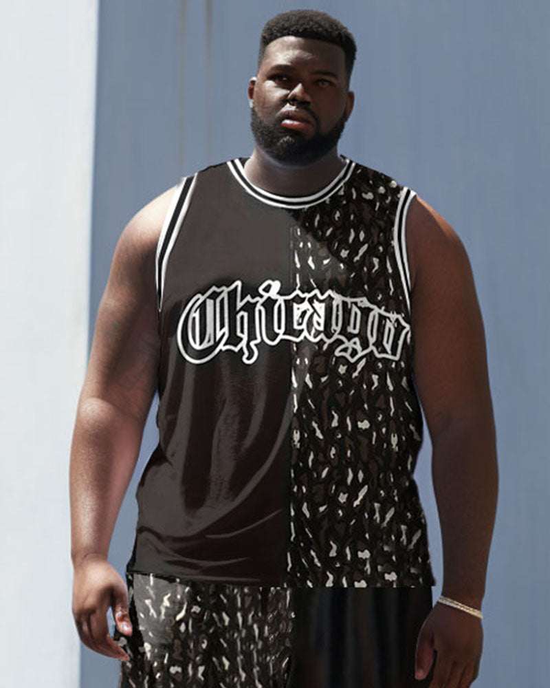 Big & Tall Athletic Tank Top for big men view 3