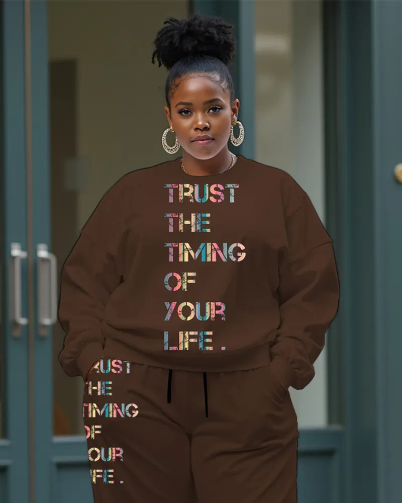Big & Tall Graphic Two-piece Set for big men view 3