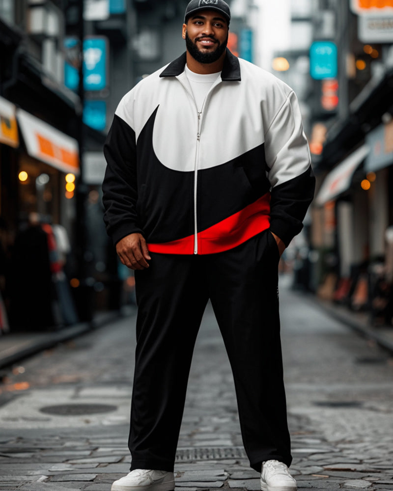 Big & Tall Athletic Two-piece Set for big men view 1