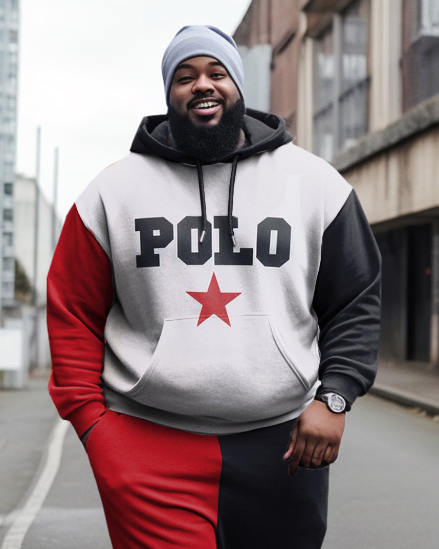 Big & Tall Athletic Hoodie for big men view 2