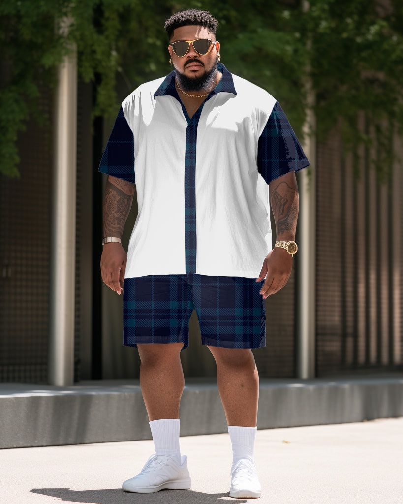 Big & Tall Plaid Jeans for big men view 1