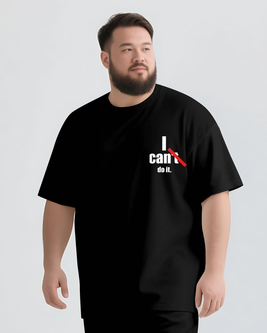 Big & Tall Graphic Streetwear T-Shirt for big men view 4