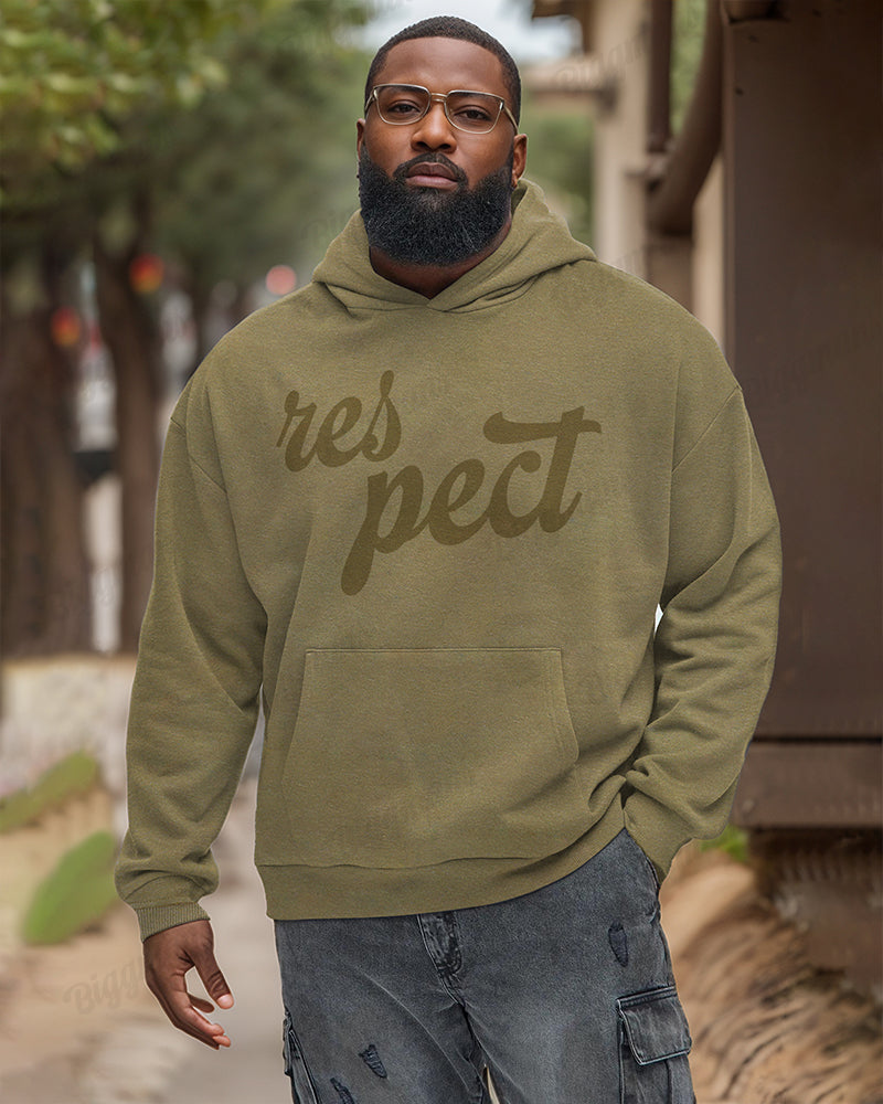Big & Tall Graphic Hoodie for big men view 3