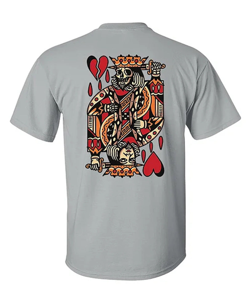 Big & Tall Graphic Streetwear Skull T-Shirt for big men view 8