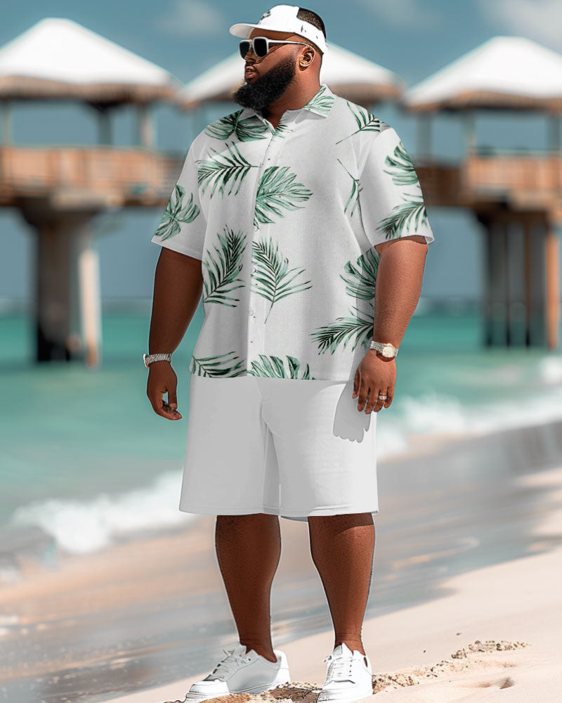 Big & Tall Hawaiian Tropical Graphic Jeans for big men view 2