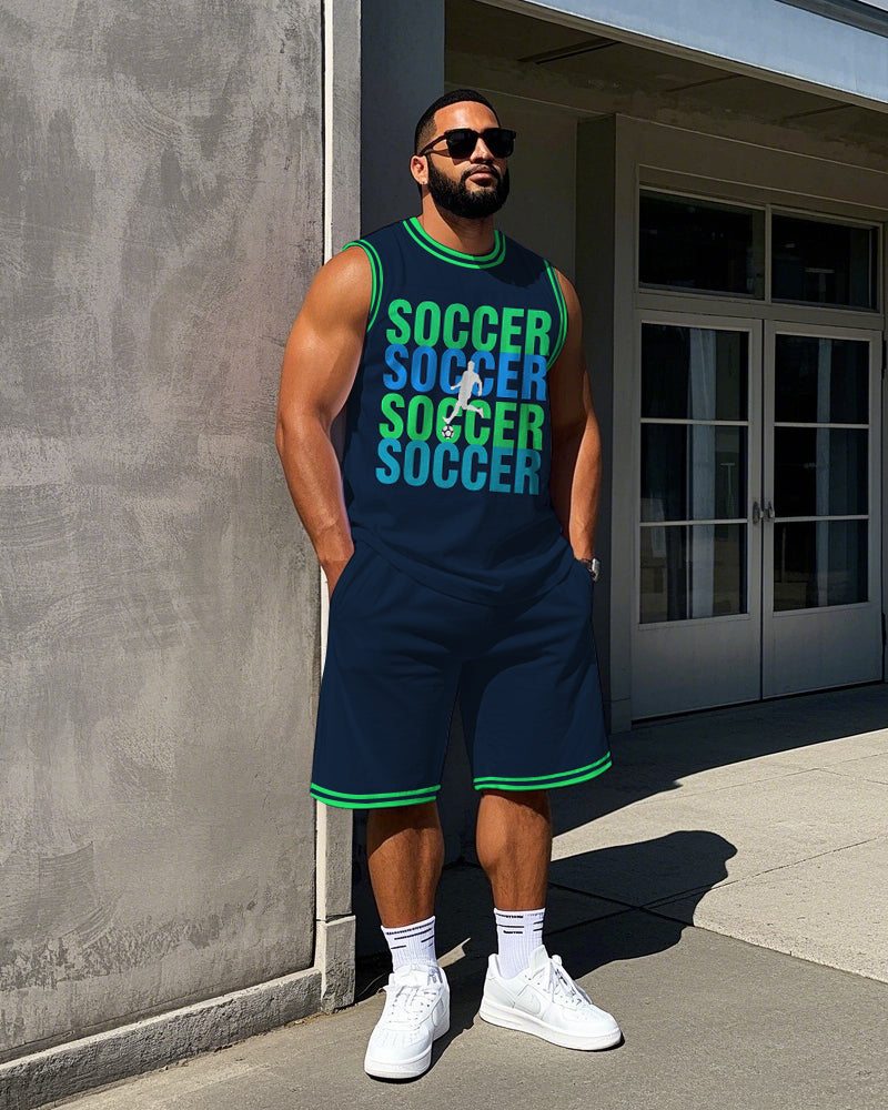 Big & Tall Graphic Two-piece Set for big men view 1