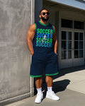 Big & Tall Graphic Two-piece Set for big men view 1