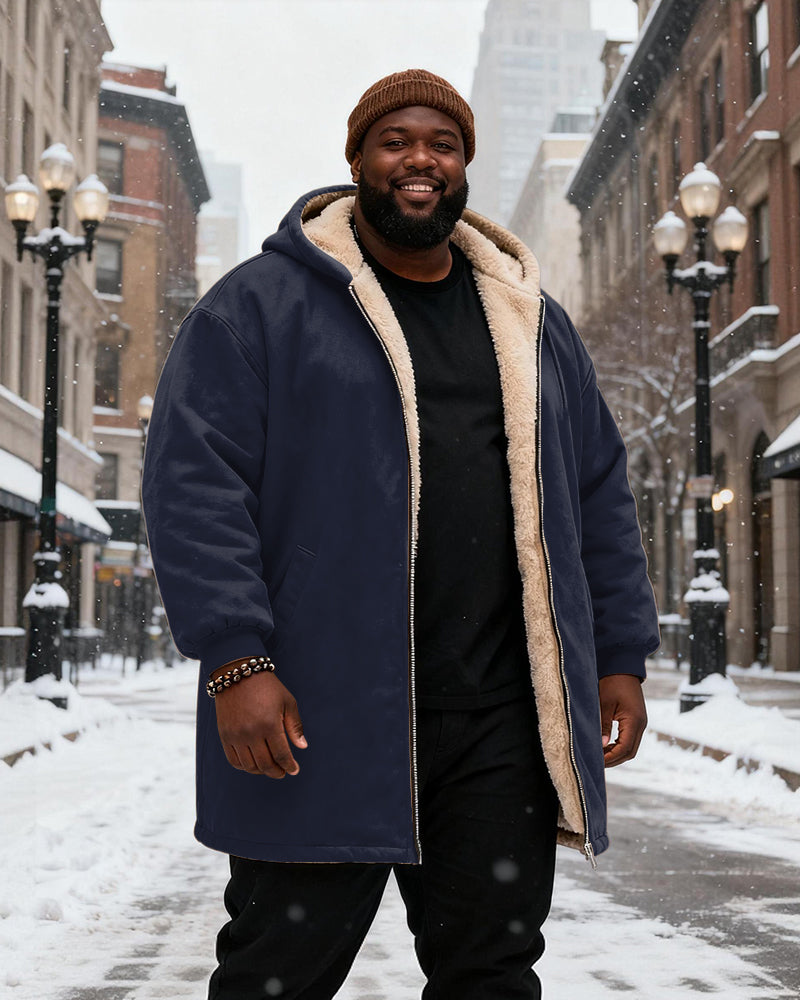 Big & Tall Solid Color Hoodie for big men view 8