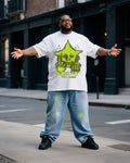 Big & Tall Denim T-Shirt Pants Set for big men view 1
