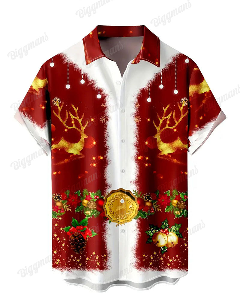 Big & Tall Streetwear T-Shirt Shorts Set for big men view 3