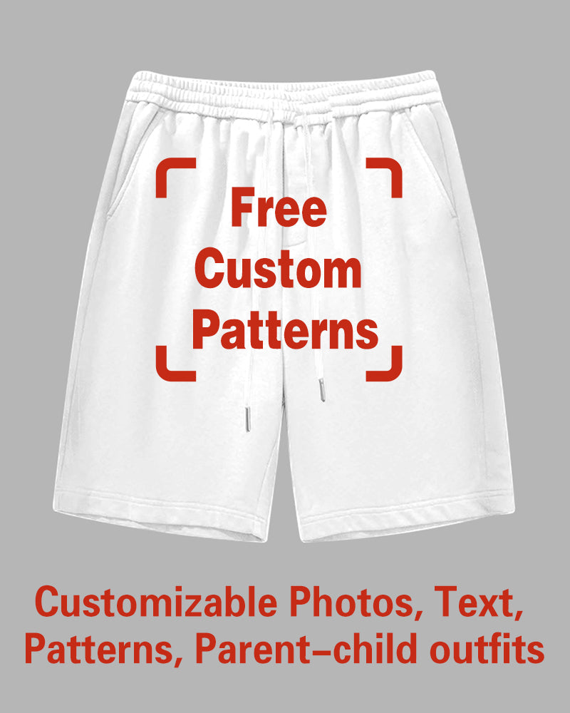 Big & Tall Graphic Athletic Shorts for big men view 1