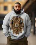 Big & Tall Graphic Athletic Streetwear Hoodie for big men