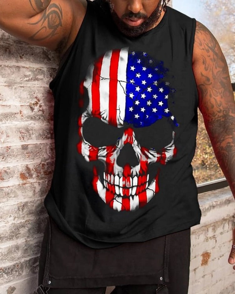 Big & Tall Graphic Tank Top for big men view 1