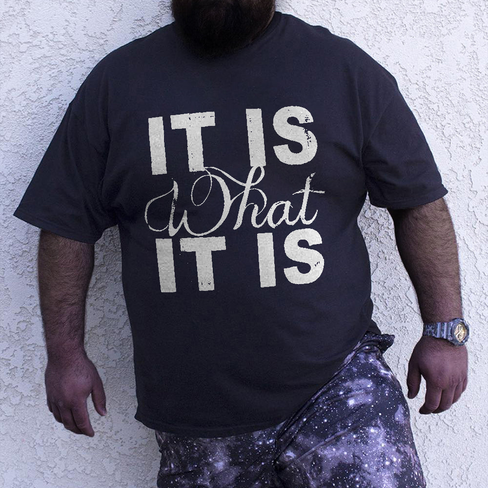 Big & Tall Graphic Streetwear T-Shirt for big men view 2