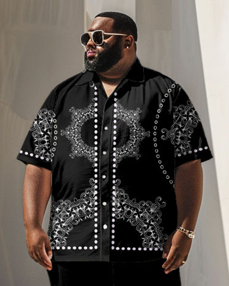 Big & Tall Black Business Casual Jeans for big men view 2