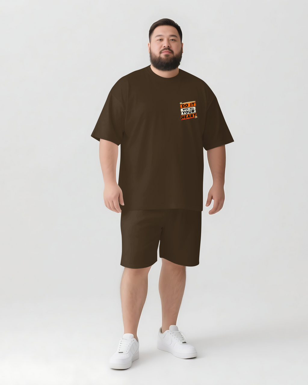 Big & Tall Graphic Streetwear T-Shirt for big men view 2