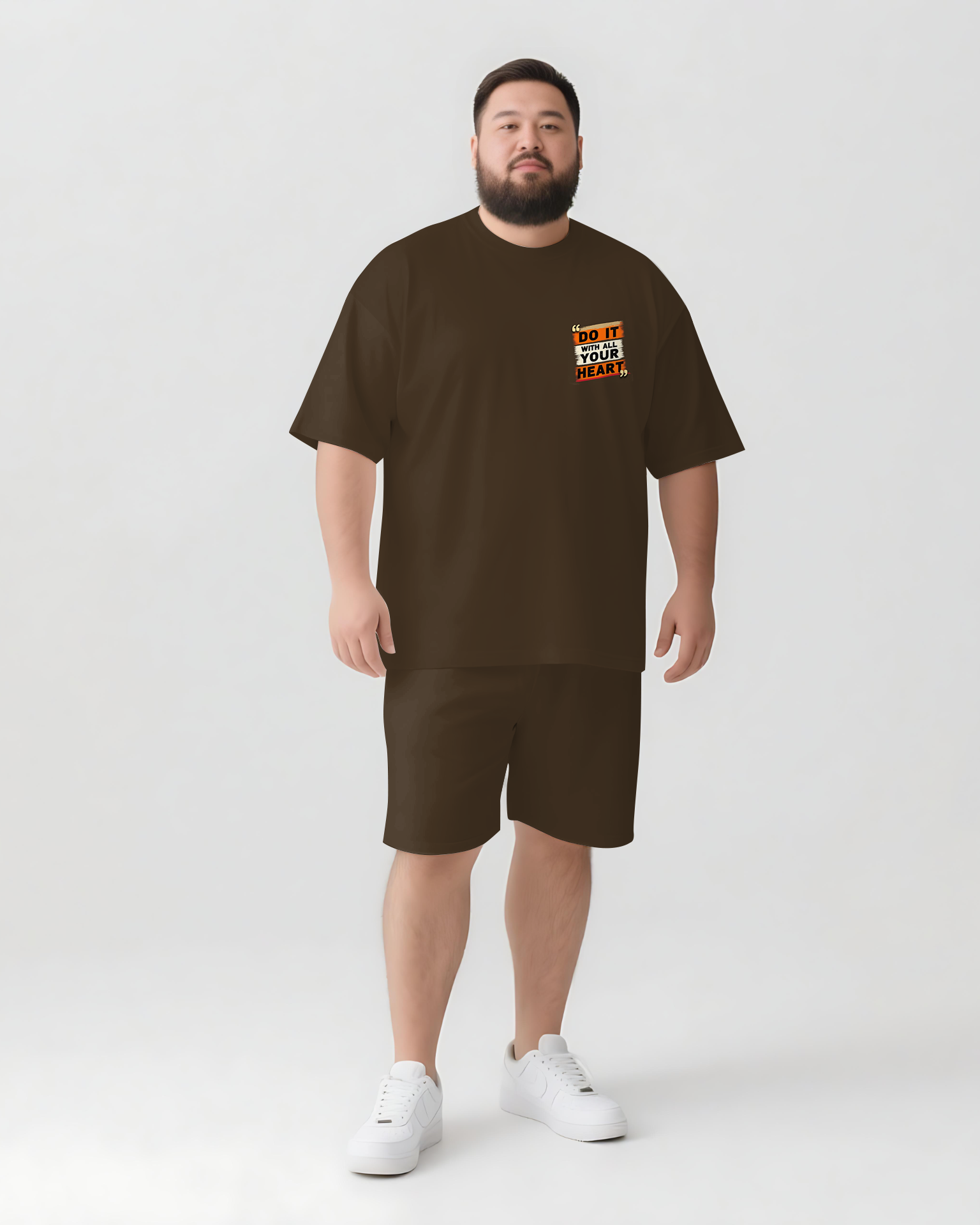 Big & Tall Graphic Streetwear T-Shirt for big men view 2