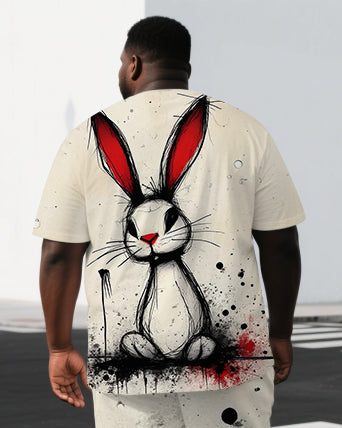 Big & Tall Graphic Two-piece Set for big men view 2
