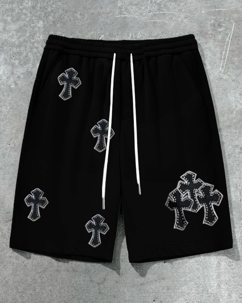 Big & Tall Gradient Streetwear Athletic Shorts for big men view 1