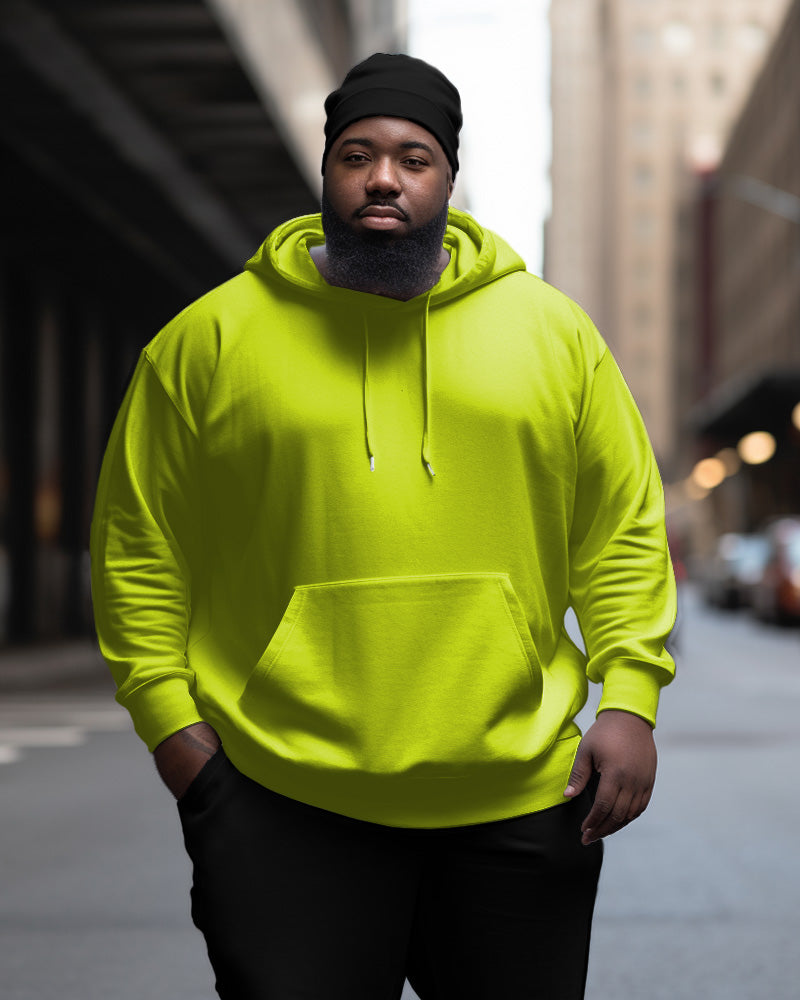 Big & Tall Solid Color Hoodie for big men view 8