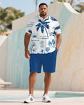 Big & Tall Blue Graphic Jeans for big men view 1