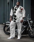 Big & Tall Geometric Two-piece Set for big men view 1