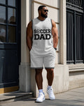 Big & Tall Graphic Athletic Two-piece Set for big men view 1