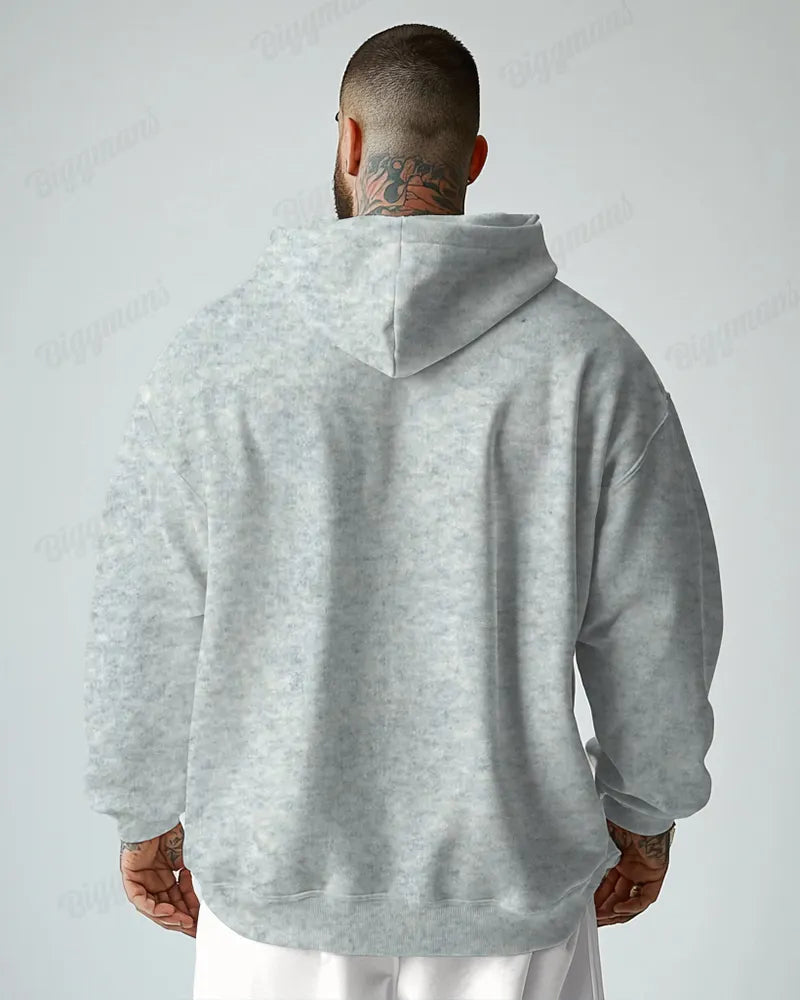 Big & Tall Geometric Hoodie for big men view 5