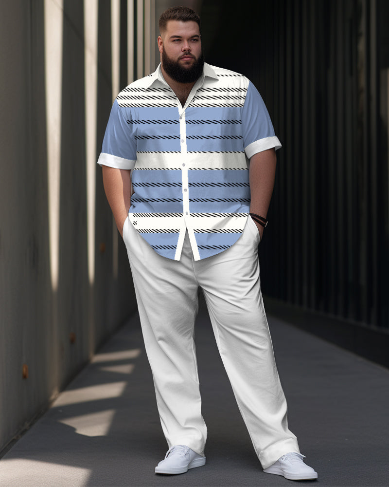 Big & Tall Colorblock Business Casual Jeans for big men view 1