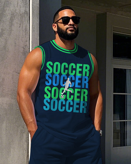 Big & Tall Graphic Two-piece Set for big men view 2