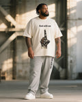 Big & Tall Graffiti T-Shirt Pants Set for big men view 1