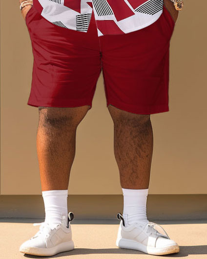 Big & Tall Geometric Jeans for big men view 3