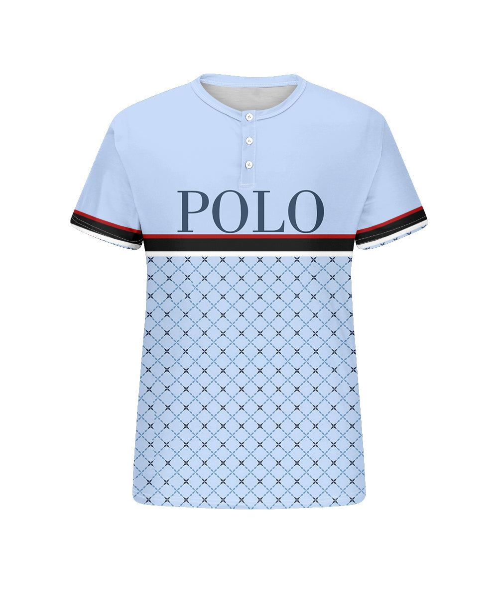Big & Tall Blue Striped Graphic T-Shirt for big men view 4