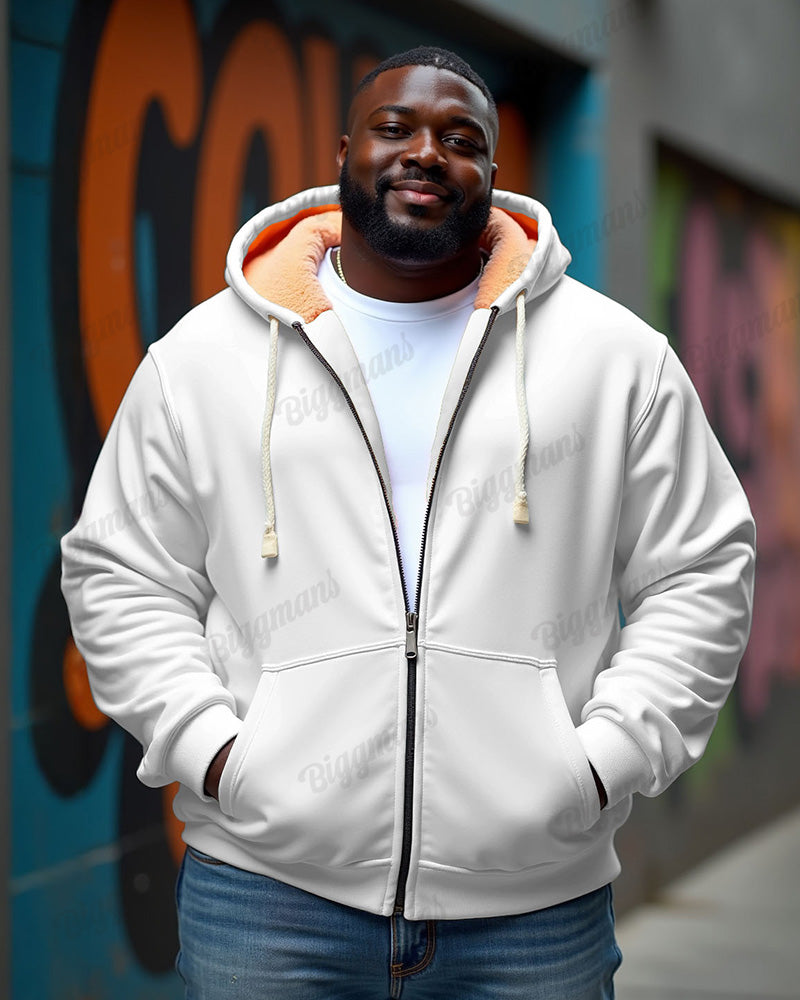 Big & Tall Solid Color Hoodie for big men view 1