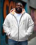 Big & Tall Solid Color Hoodie for big men view 1
