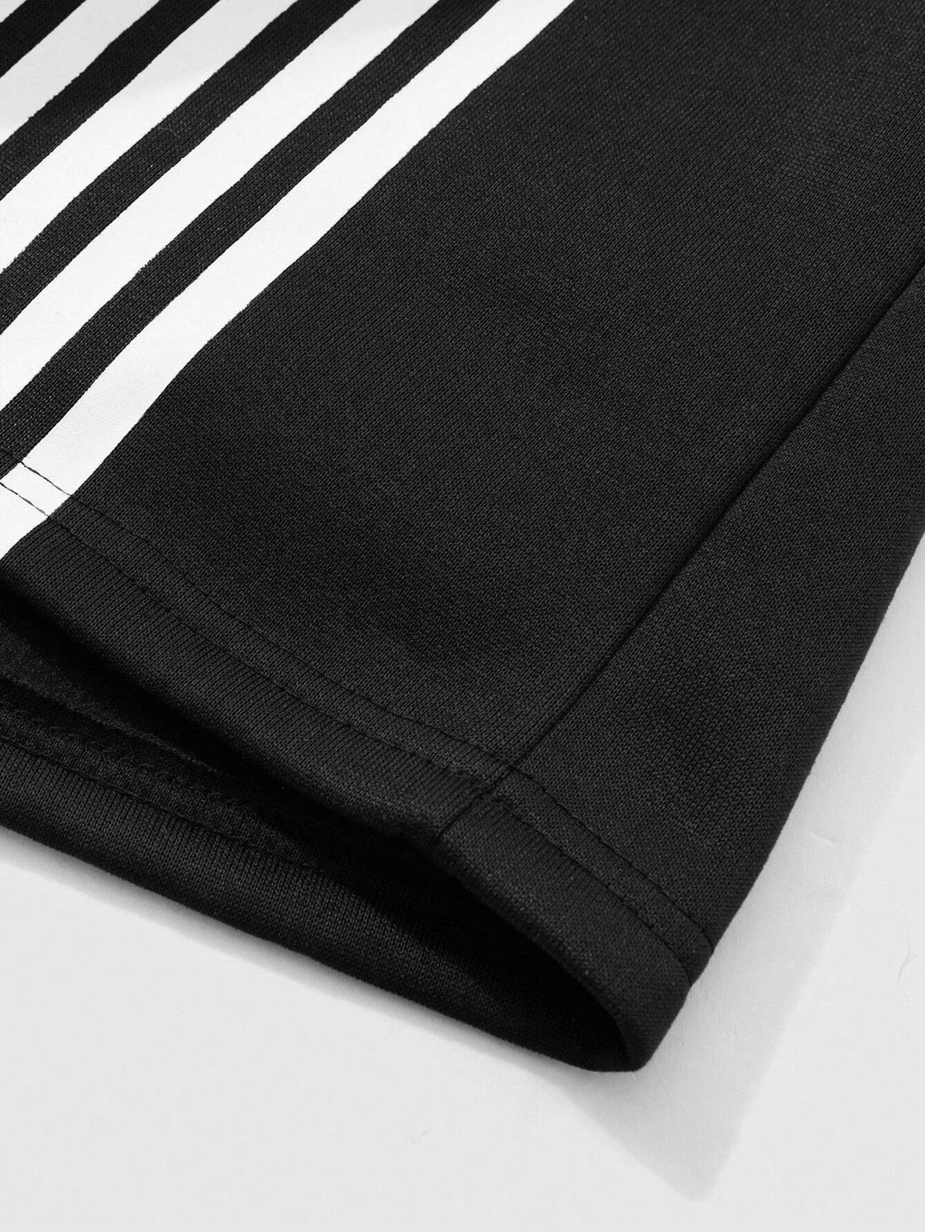 Big & Tall Colorblock Striped T-Shirt Pants Set for big men view 4