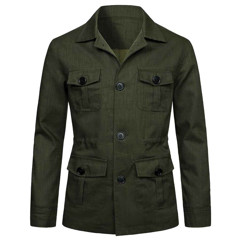Big & Tall Solid Color Patchwork Men's Clothing for big men view 14
