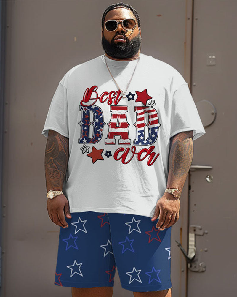 Big & Tall Graphic Two-piece Set for big men view 1