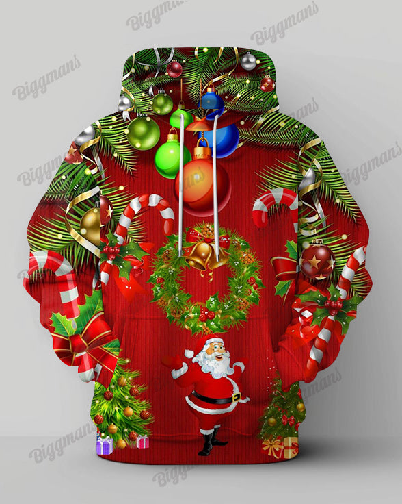 Big & Tall Graphic Hoodie Sweatpants Set for big men view 2