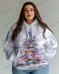 Big & Tall Graphic Hoodie Sweatpants Set for big men