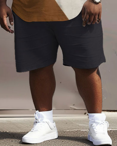Big & Tall Streetwear Two-piece Set for big men view 4