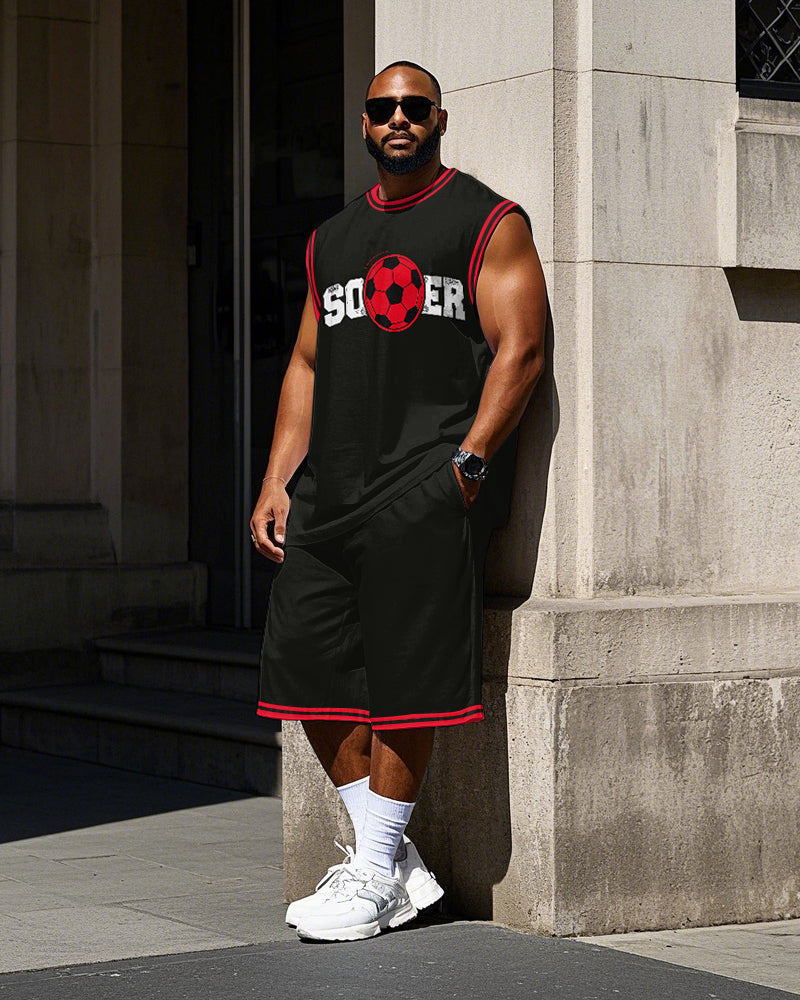 Big & Tall Graphic Two-piece Set for big men view 1