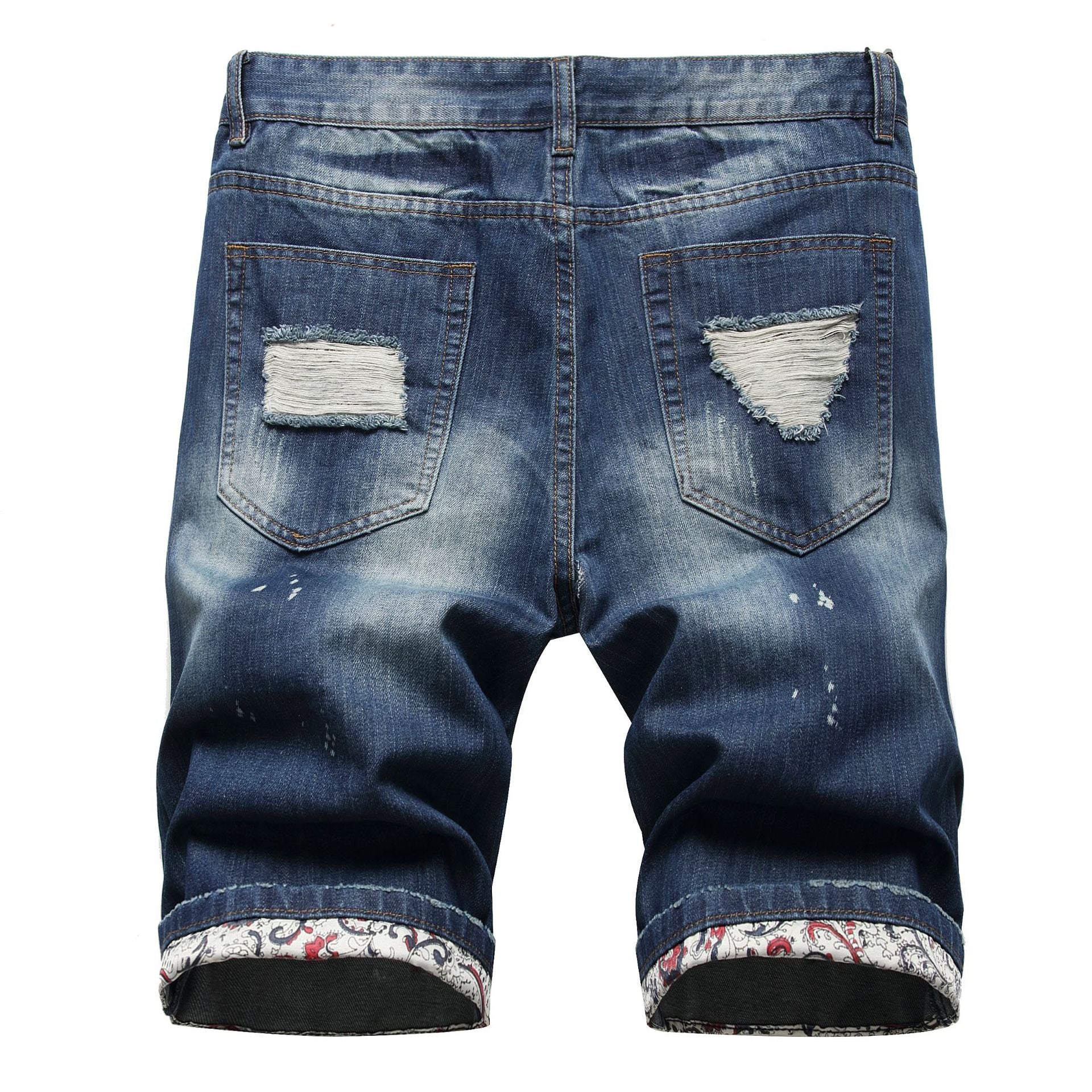 Big & Tall Denim Graffiti Streetwear Jeans for big men view 3