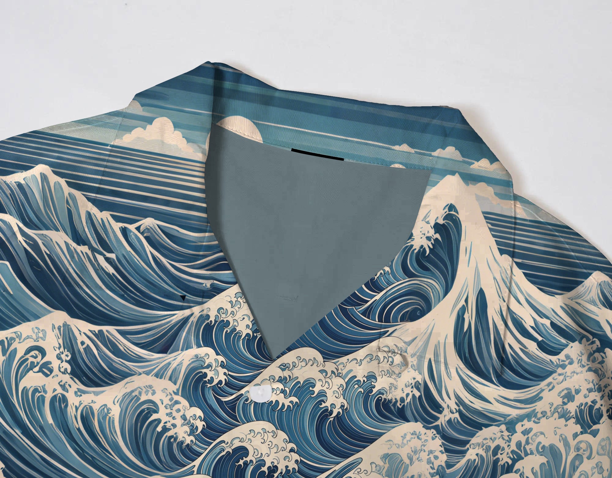 Big & Tall Hawaiian Graphic Short Sleeve Shirt for big men view 3