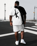 Big & Tall Graphic Two-piece Set for big men view 1