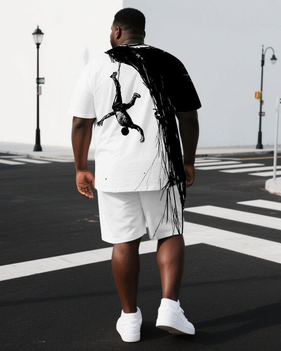 Big & Tall Graphic Two-piece Set for big men view 1