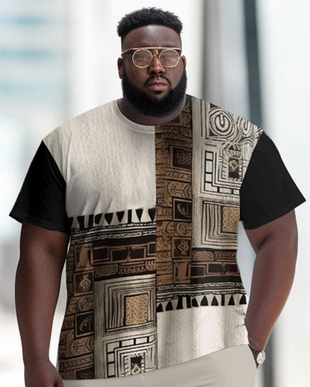 Big & Tall Streetwear Two-piece Set for big men view 2